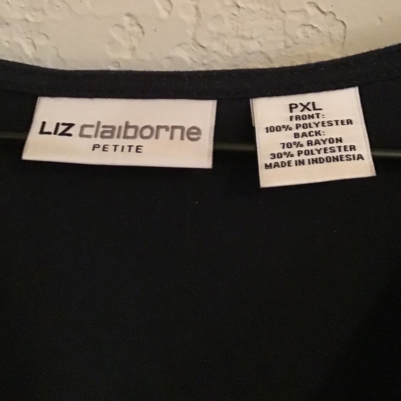 Liz Claiborne mixed media top - Picture 5 of 5
